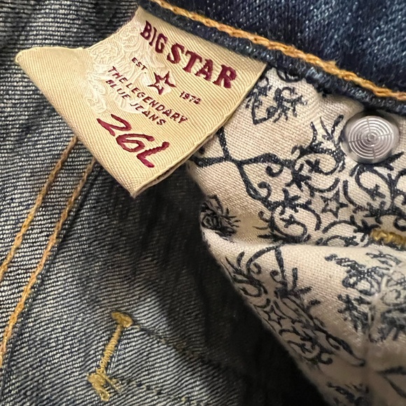 Big star jeans style Remy low rise size 26L - Picture 6 of 7
